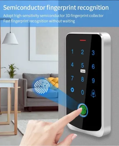 Controle de Acesso, APP, NFC, Impressão digital, Cartão RFID, Senha, Bluetooth