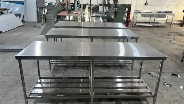 Bancada Inox 2,20m Mesa Técnica Industrial