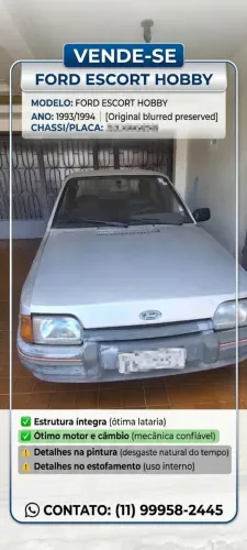 Ford Escort Hobby 1.0 1994
