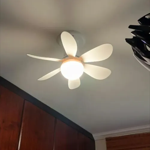 Ventilador com Lâmpada de LED