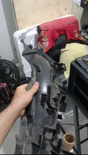 Paralama e rabeta da placa das cg160 até 2024