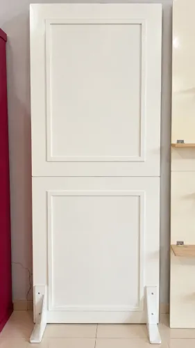 Painel Decorativo Branco para Festas e Eventos com Suporte