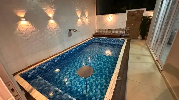 PASSAREDO, TÉRREA, SEMIMOBILIADA, 3 SUÍTES, ESCRITÓRIO, PISCINA