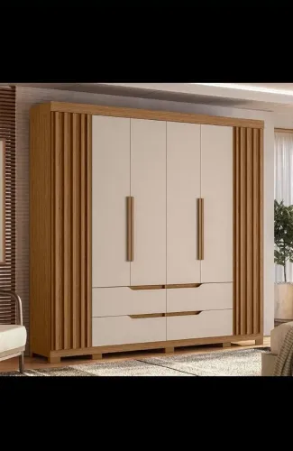 Guarda-roupa casal grande com montagem grátis garantia 