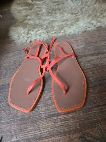Rasteirinha laranja Arezzo