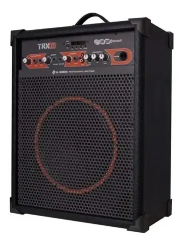 Caixa amplificada multiuso TRX10 e mesa de som