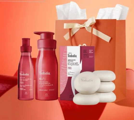 Kit Natura Tododia Cereja e Avelã