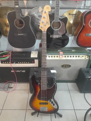 Contra Baixo Jazz Bass SX 4 cordas passivo 