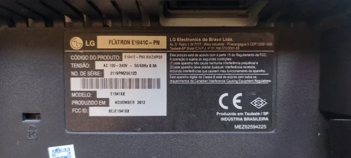 Monitor LG FLATRON 19"