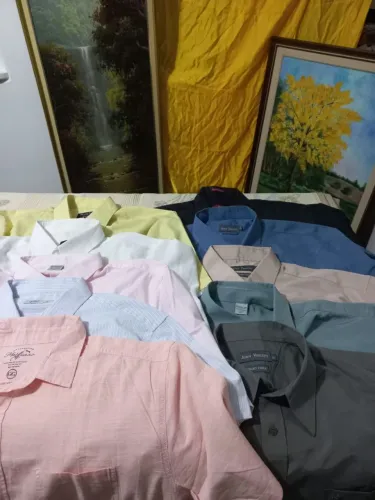 Camisa social masculina tamanho GG. 10 peça