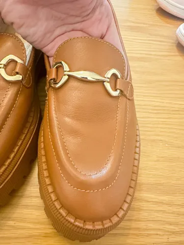 Mocassim Tratorado Arezzo Caramelo