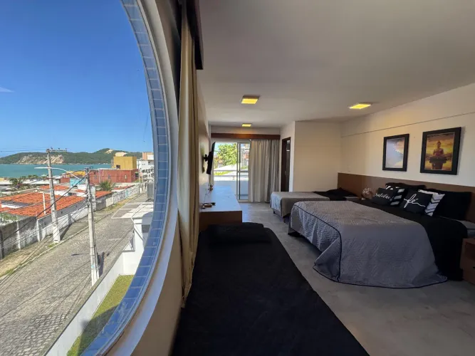 LOFT MOBILIADO NA MELHOR PRAIA DE PONTA NEGRA