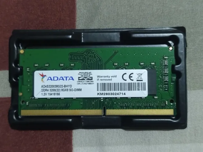 Memória notebook 8gb DDR4 Seminova 