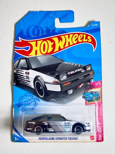 Hot Wheels Toyota AE86 Sprinter Trueno Falken | Mattel