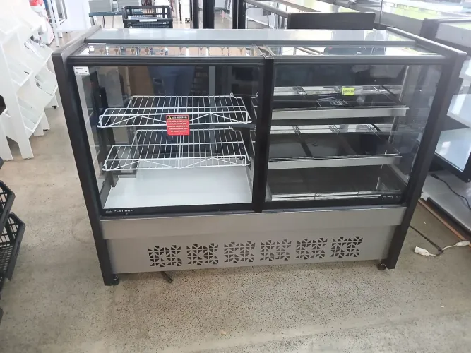 Balcão Conjugado Estufa para Salgados e Refrigerado Polar