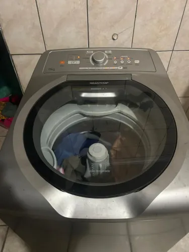 Máquina de lavar Brastemp 15 kilos cinza