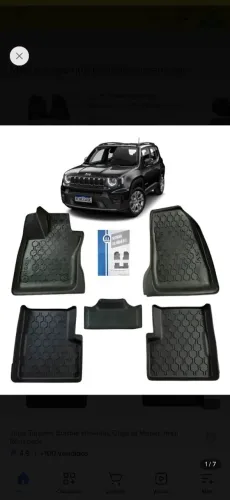 Tapete bordas elevadas Renegade ( Mopar )