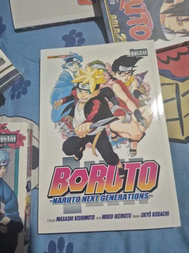 Boruto mangá 1,2,3 sem avarias