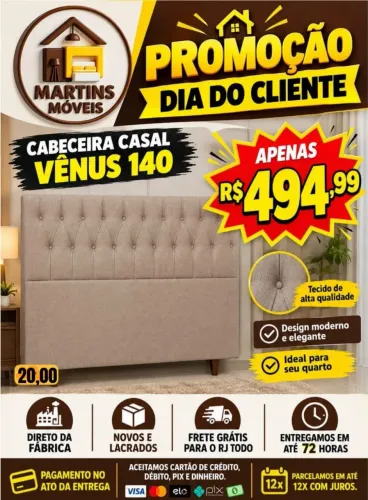 Cabeceira Casal Vênus