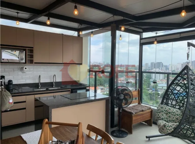 Duplex Exclusivo 186m² ? Varanda Gourmet e Roof Privativo ? Mirandópolis
