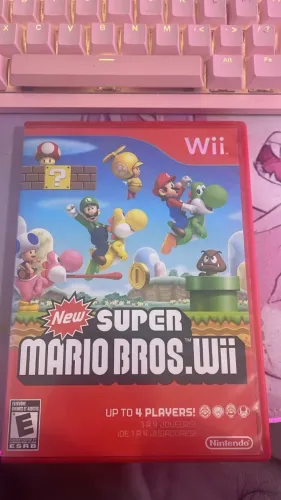 New Super Mario Bros. Standard Edition Wii Físico Versão Japonesa