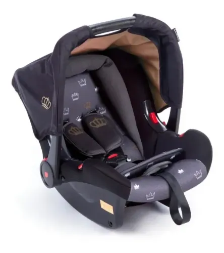 CORREEE!!! URGENTE!! Vendo Bebê conforto Cosco Igloo Coroas preto muito novo
