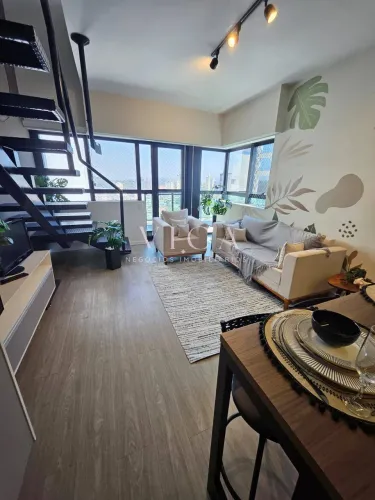 Apartamento duplex mobiliado para aluguel, 57 m², R$ 5.536/mês - Barueri