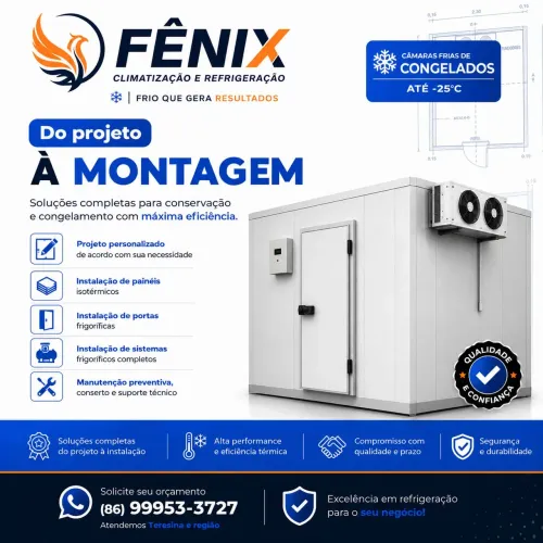 CÂMARA FRIA PARA CONGELADOS
