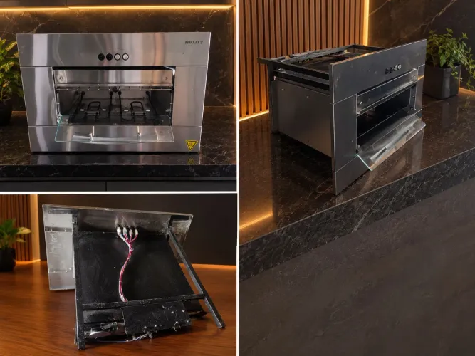 Forno elétrico de embutir