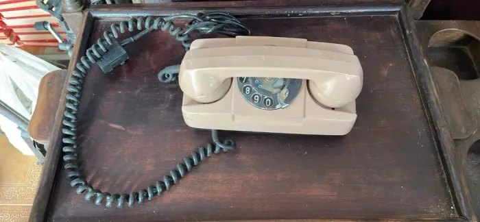 Telefone Antigo de Disco Splice - Modelo BT-278 E/M - Vintage