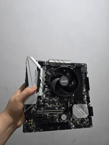 Kit processador RYZEN 7 5700G + B450 ASROCK