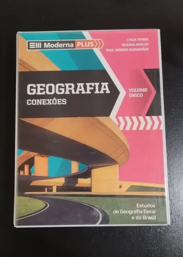 Box de livros de Geografia - Editora Moderna Plus