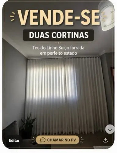 Cortina para sala
