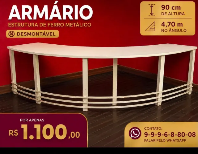 Armário de ferro metálico