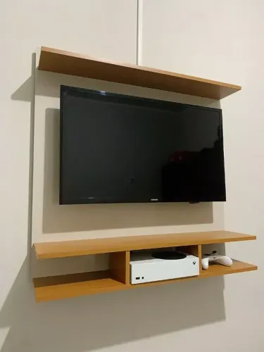 SUPORTE / PAINEL PARA TV ATÉ 32 POLEGADAS COM PRATELEIRA ? NOVO NA CAIXA