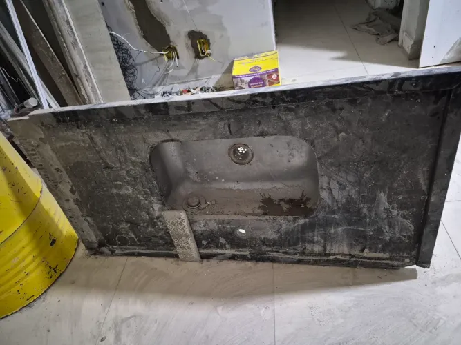 Pia de Granito | Tanque de Granito | Vidro Box Banheiro | Pia de Banheiro | Vaso Privada
