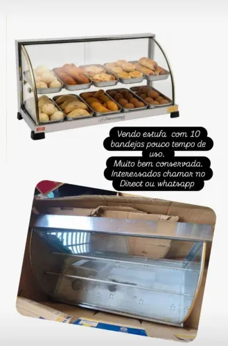 Estufa de salgados