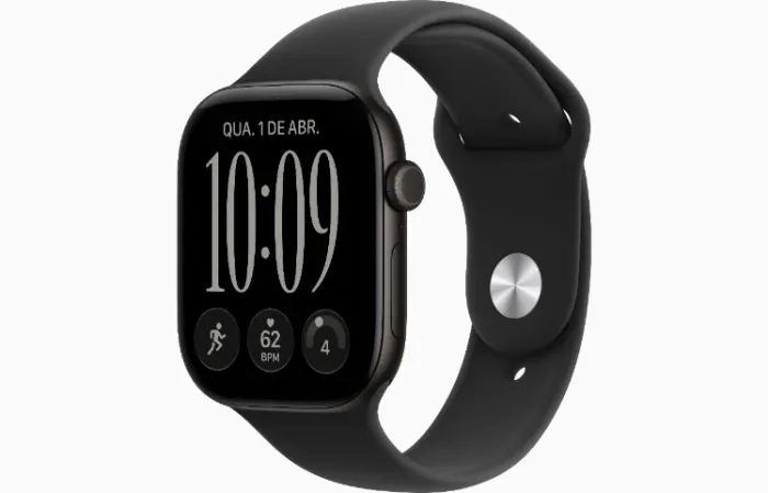 Apple Watch Series 12 46MM - Preto - Novo Lacrado