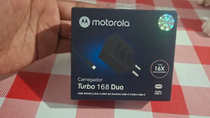 Carregador Turbo 168 Duo Motorola