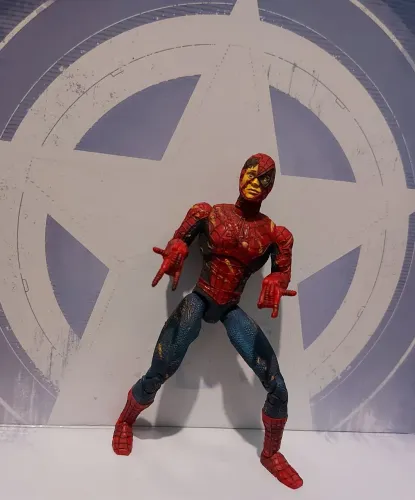 Figura Spider-man Battle Damage Movie Tobey Maguire Toy Biz