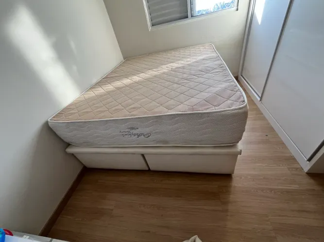 CAMA BOX BAÚ C/ COLCHÃO D45 ORTOCRIM
