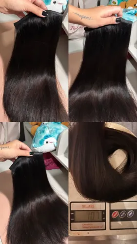 Mega hair castanho