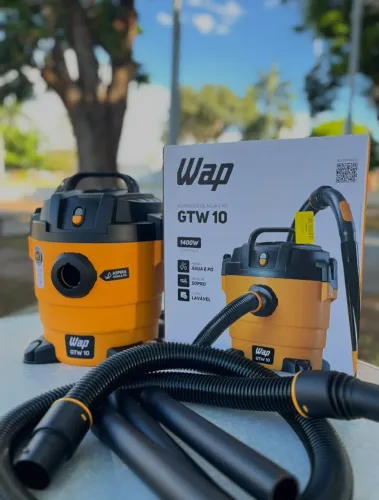 Aspirador de Água e Pó WAP GTW 10 - Potente e Compacto