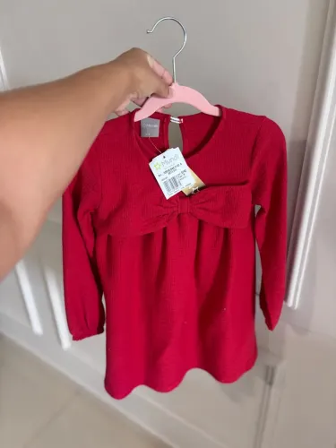 Vestido vermelho Mundi(04 anos)