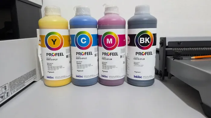 ?Kit Tintas Pigmentadas Profeel para Epson - Originais e Lacradas (1 Litro)