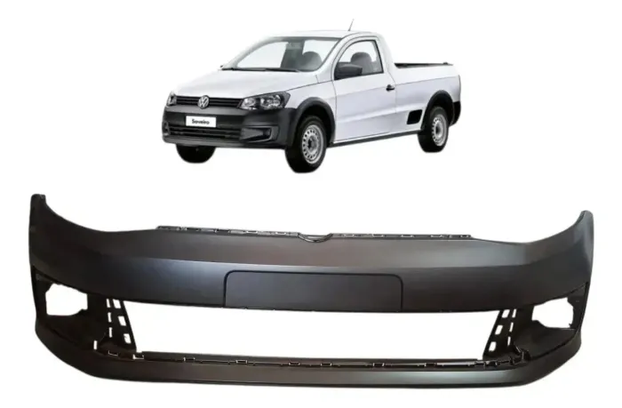 Parachoque Dianteiro Saveiro G6 2013 A 2016 Texturizado Preto