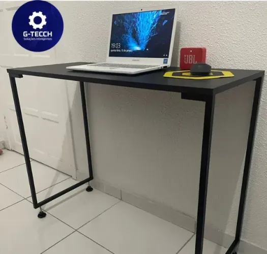 Mesa de Escritório NOVA Multiuso Estilo Industrial para Notebook Computador de Estudo
