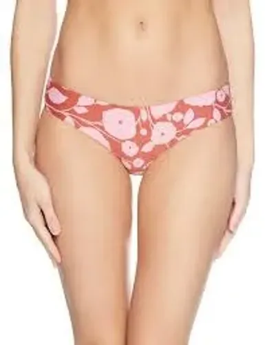 Billabong Rosy Waves Bikini Bottom Calcinha de Biquíni Peça Única Importada Floral Rosa M