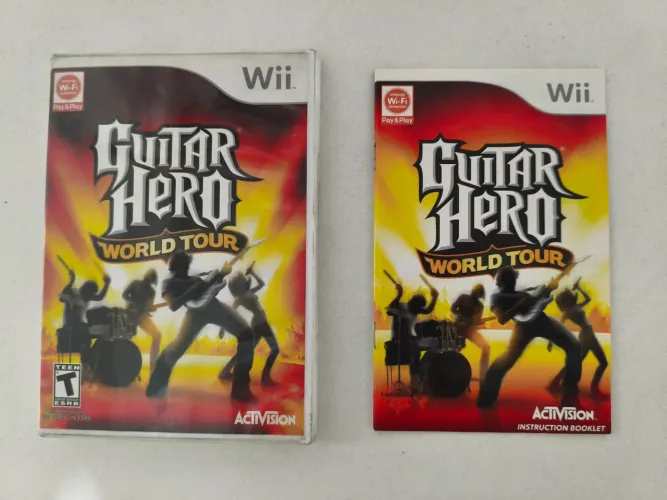 Jogo Guitar Hero World Tour original Nintendo Wii 