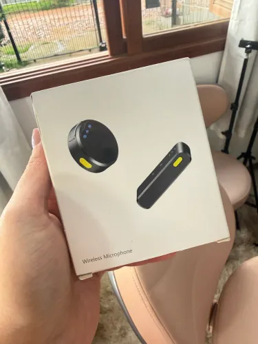 Microfone de lapela Bluetooth